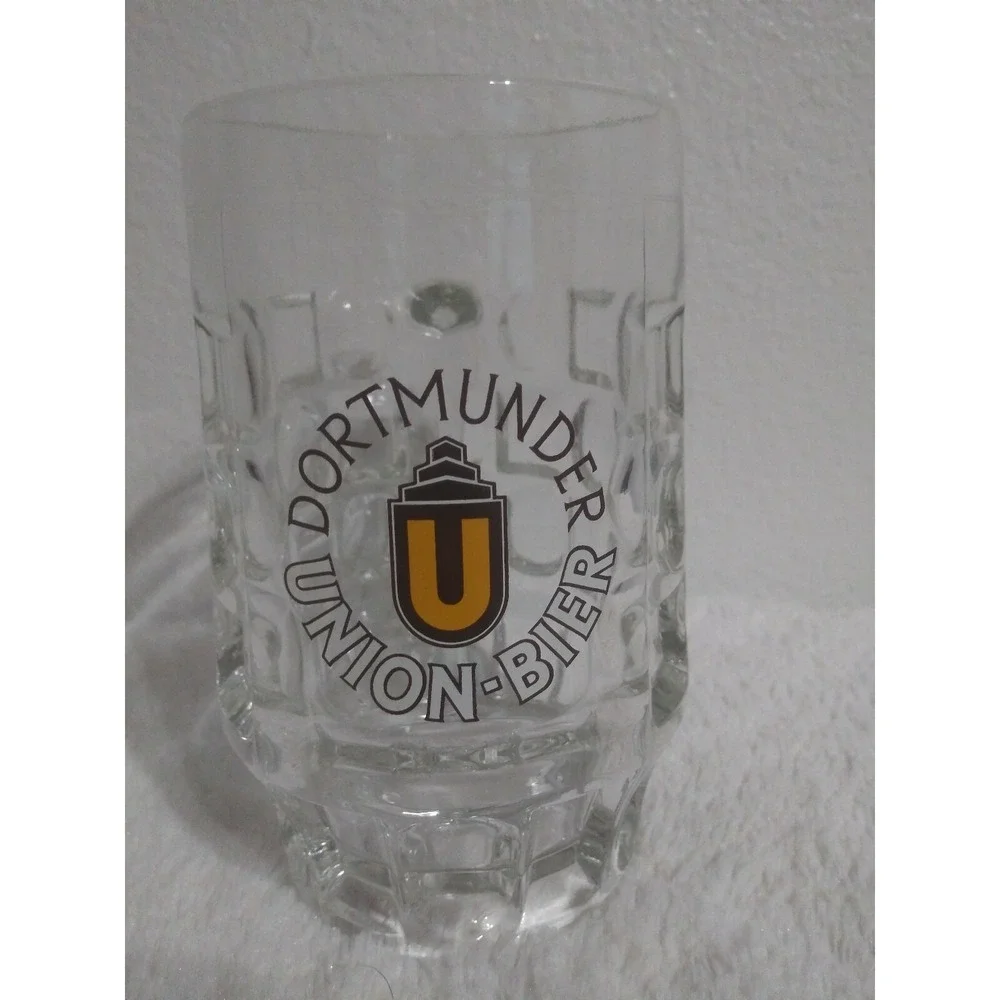 Dortmunder Union Bier‎ Dimple Beer Glass Mug Excellent Condition 0.4 L